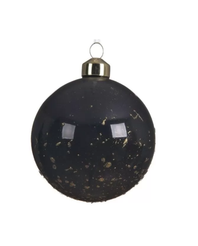 Sfera Pallina Smaltata In Vetro Con Schizzi Di Oro Luccicante Assortito>KAEMING Sale